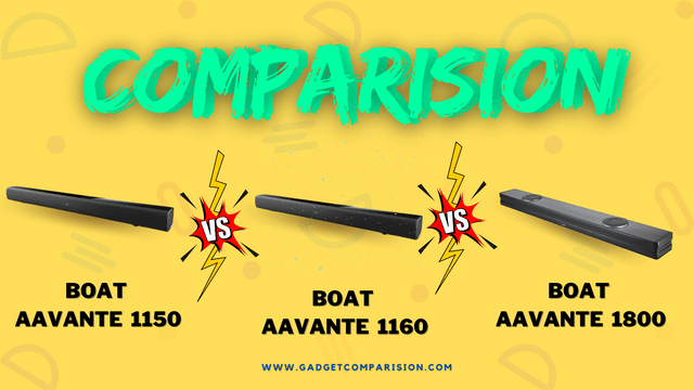 Boat Aavante Bar 1150 vs 1160 vs 1190 Comparison: Check Specs, Sound quality & Price